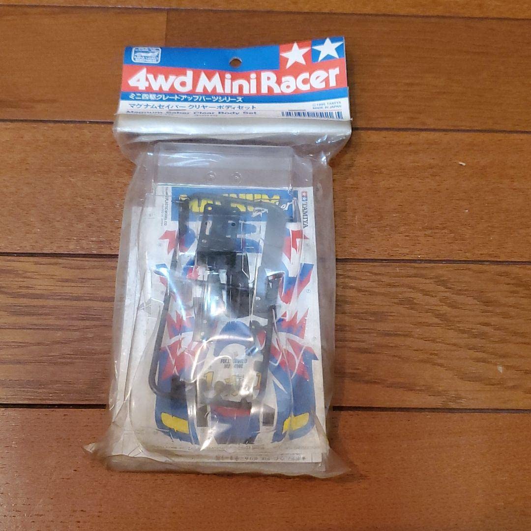 Amazon.co.jp: Mini 4WD Magnum Saber Clear Body Set : Toys & Games